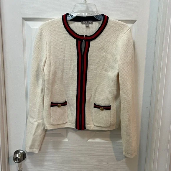 J. Crew Cream Knit Sweater - Picture 1 of 10